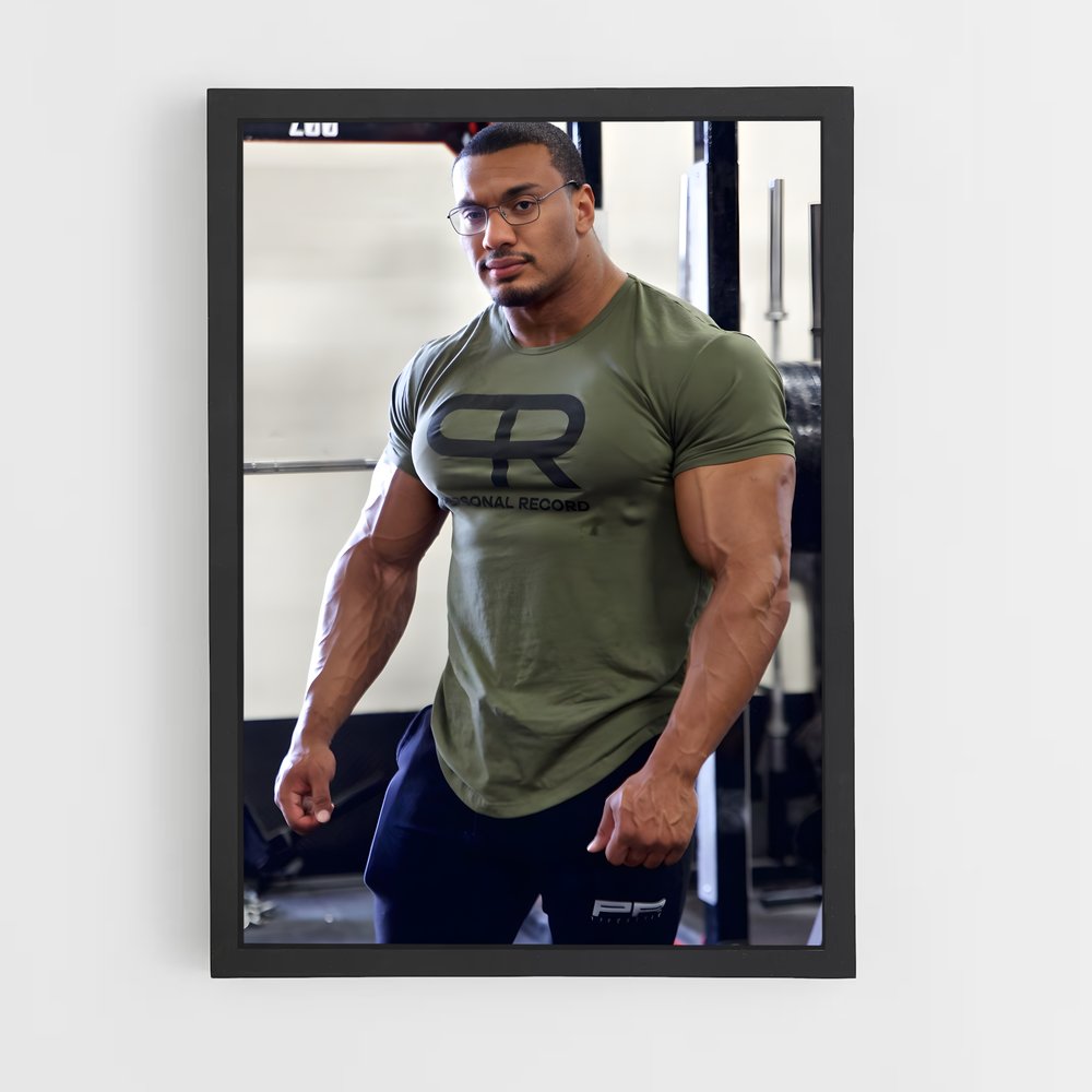 Poster Larry de wheels – affiche Powerlifting (vue 2)
